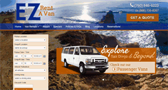 Desktop Screenshot of ezrentavan.com